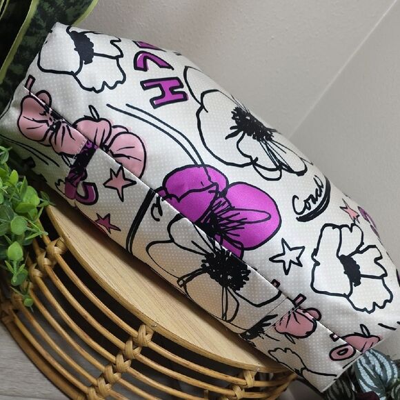 Coach Poppy Floral Graffiti Tote with Matching Wallet - Picture 8 of 16
